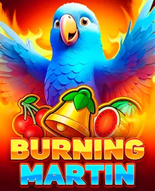 Скриншот слота Burning Martin от Evoplay на сайте Апекс Казино, тематика коктейльного бара с множителями и активированным режимом фриспинов