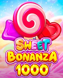 Скриншот игрового автомата Sweet Bonanza 1000 от Pragmatic Play на платформе Apex Casino во время активированной бонусной игры с множителями-бомбами до x1000